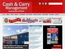 Tablet Screenshot of cashandcarrymanagement.co.uk
